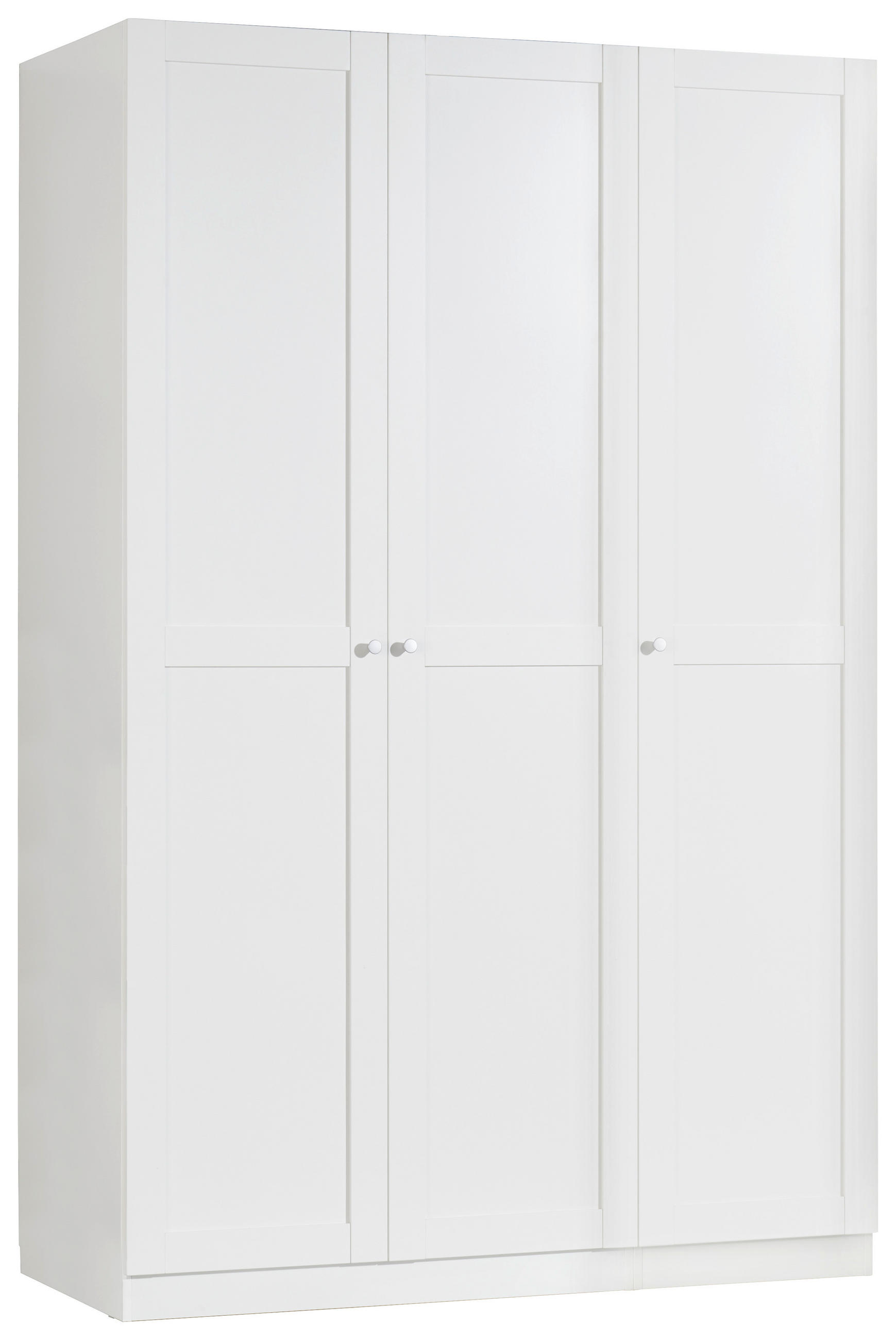Drehtürenschrank Mit Soft-Close 136,7cm Unit Weiß