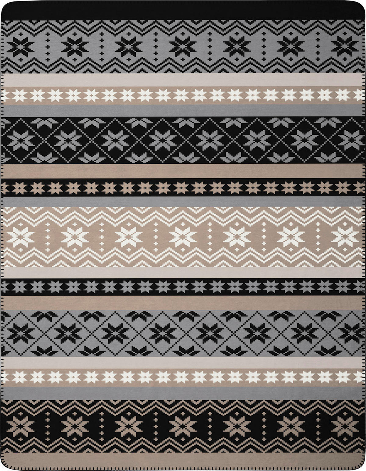 DECKE 150/200 cm  - Braun, Basics, Textil (150/200cm)