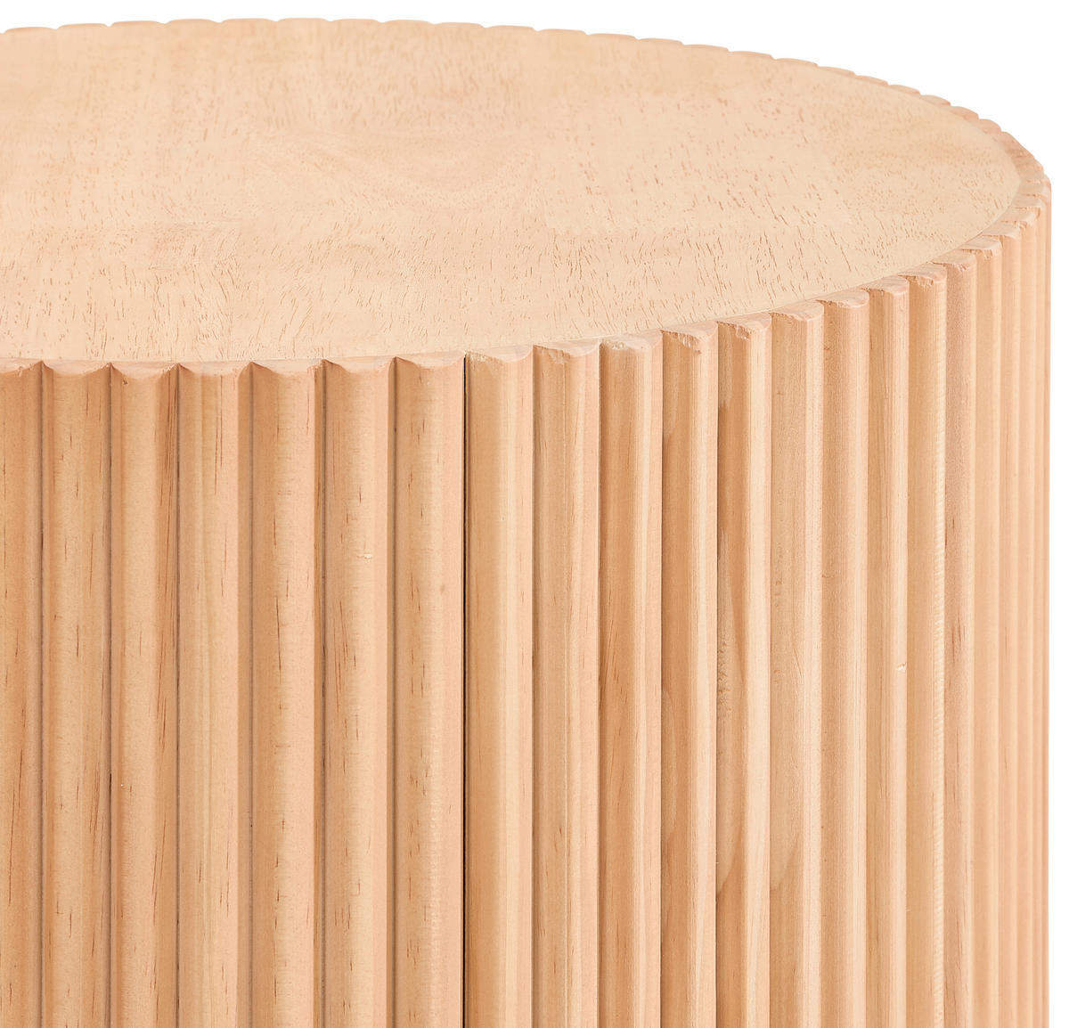 BEISTELLTISCH Kiefer furniert Naturfarben rund  - Naturfarben, Design, Holz/Holzwerkstoff (42/42/42cm) - MID.YOU