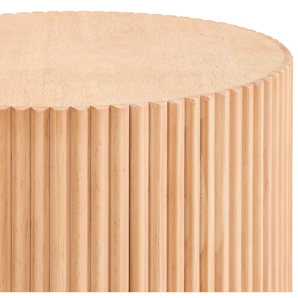 Thumbnail - Mid.you Beistelltisch, Natur, Holz, Holzwerkstoff, Kiefer, furniert, rund, 42x42x42 cm, Wohnzimmer, Wohnzimmertische, Be...