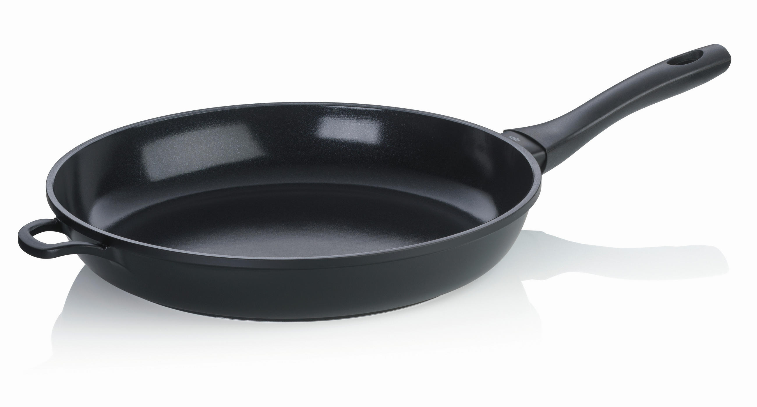 BRATPFANNE  - Schwarz, KONVENTIONELL, Metall (32/6cm) - Kela