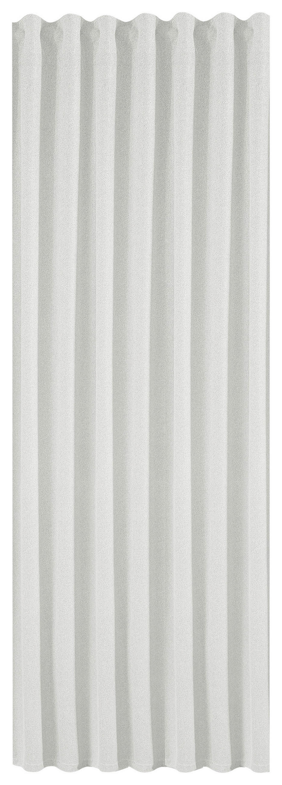 ZATEMŇOVACÍ ZÁVES, black-out (neprepúšťa svetlo), 140/260 cm - biela, Basics, textil (140/260cm) - Esposa