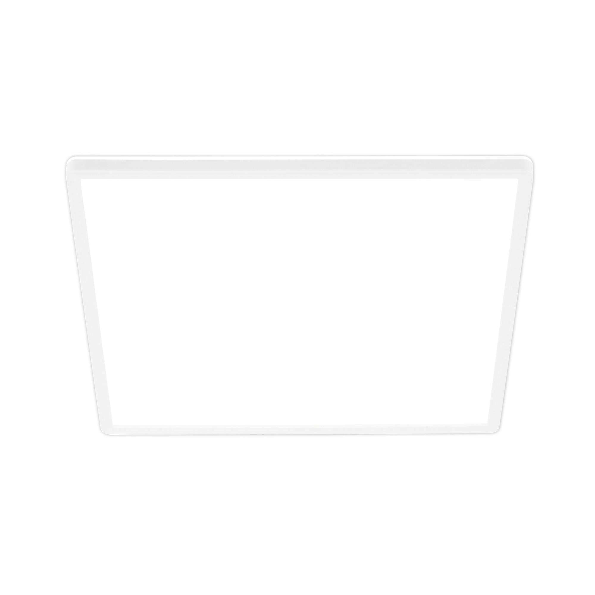 LED-DECKENLEUCHTE Tava A 42/42/3 cm   - Weiß, Basics, Kunststoff (42/42/3cm)