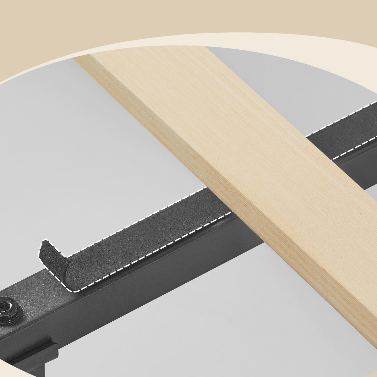 BETT 140/200 cm  in Schwarz, Schieferfarben  - Schieferfarben/Schwarz, Basics, Textil/Metall (140/200cm) - Boxxx