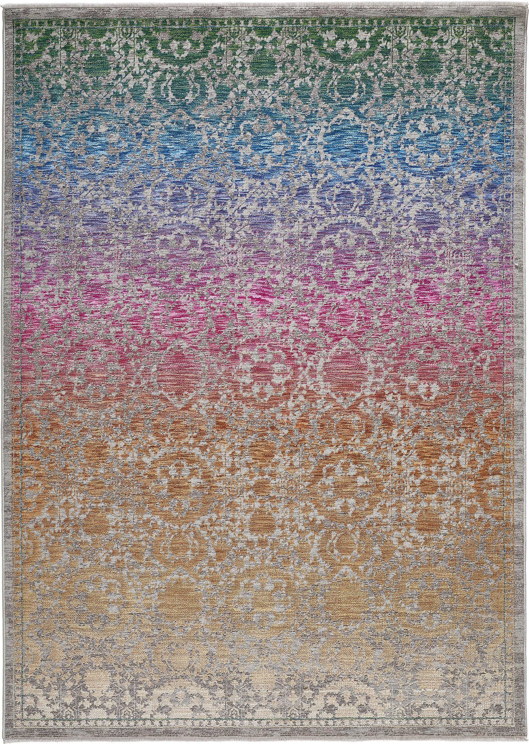 VINTAGE-TEPPICH 160/230 cm VIOLETTA Multicolor  - Multicolor, Design, Textil (160/230cm) - Novel