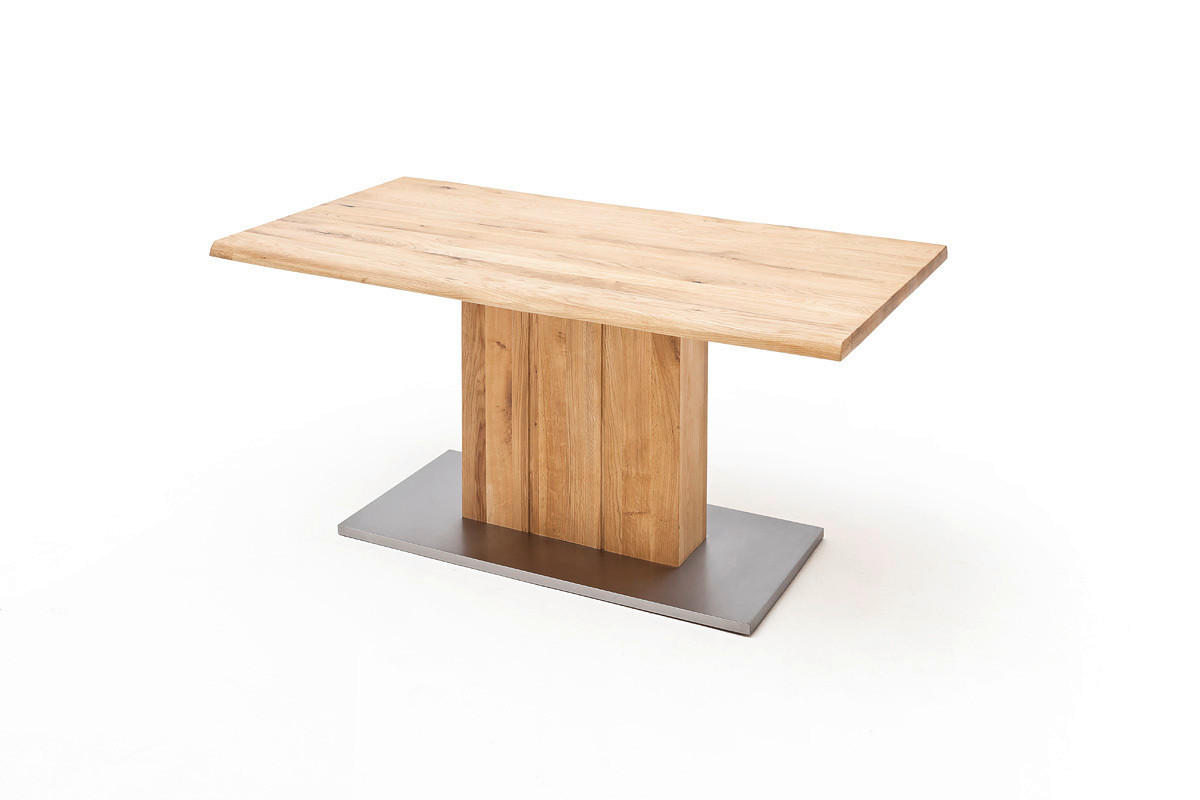 ESSTISCH in Holz, Metall, Holzwerkstoff 160/90/77 cm  - Eichefarben, Design, Holz/Holzwerkstoff (160/90/77cm) - Livetastic