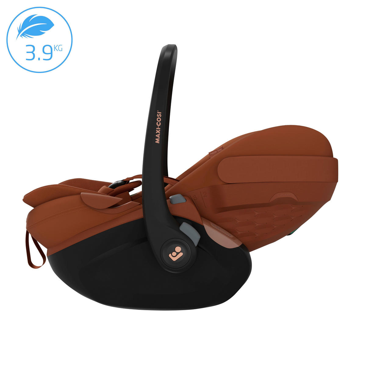 BABYSCHALE Pebble Slide Pro Copper Terra   - Braun, Basics, Kunststoff/Textil (44/58/70cm) - Maxi-Cosi