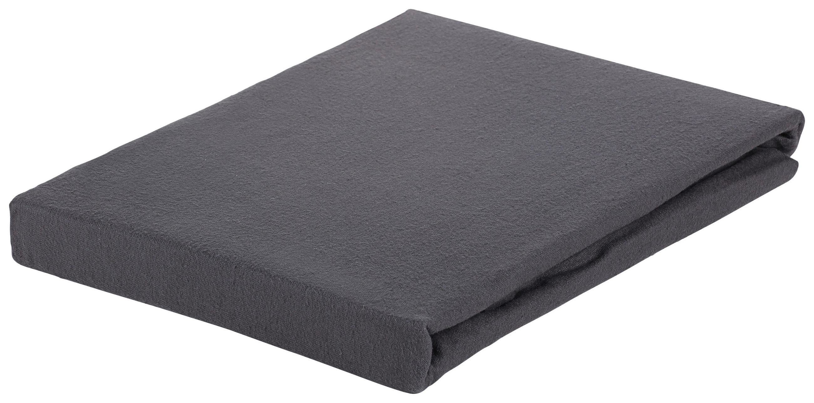 SPANNBETTTUCH Zermatt Biber  - Anthrazit, KONVENTIONELL, Textil (100/200cm) - Esposa