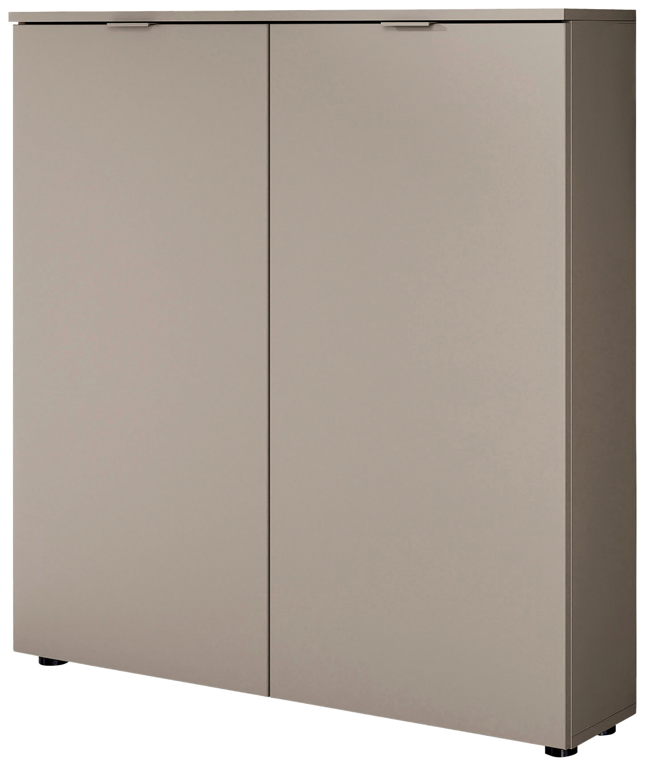 SCHUHSCHRANK Taupe, Beige, Kaschmir  - Taupe/Kaschmir, Design, Holzwerkstoff/Metall (100/103/22cm) - Livetastic