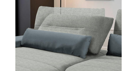 ECKSOFA in Webstoff Hellgrau  - Hellgrau/Schwarz, KONVENTIONELL, Textil/Metall (191/273cm) - Carryhome