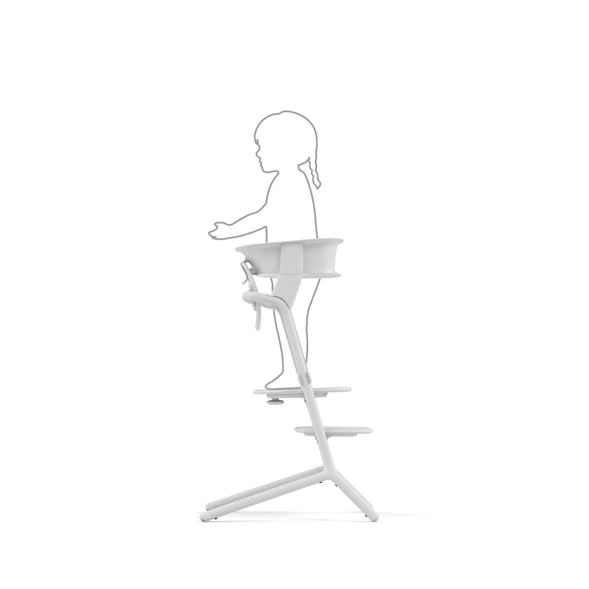 LERNTURM-AUFSATZ Lemo Learning Tower Set  - Weiß, Basics, Kunststoff (45,7/35,2/46cm) - Cybex