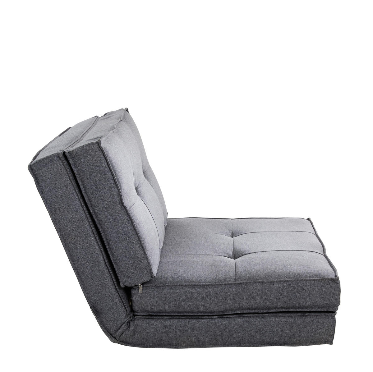 SCHLAFSESSEL Webstoff Grau    - Grau, KONVENTIONELL, Textil (70/57/76cm) - MID.YOU