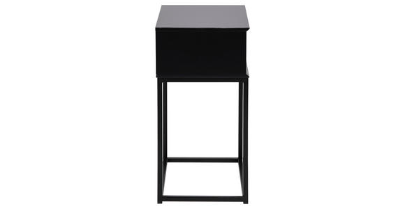NACHTSCHRANK 40/61,5/30 cm - Schwarz, Design, Holzwerkstoff/Metall (40/61,5/30cm) - Carryhome
