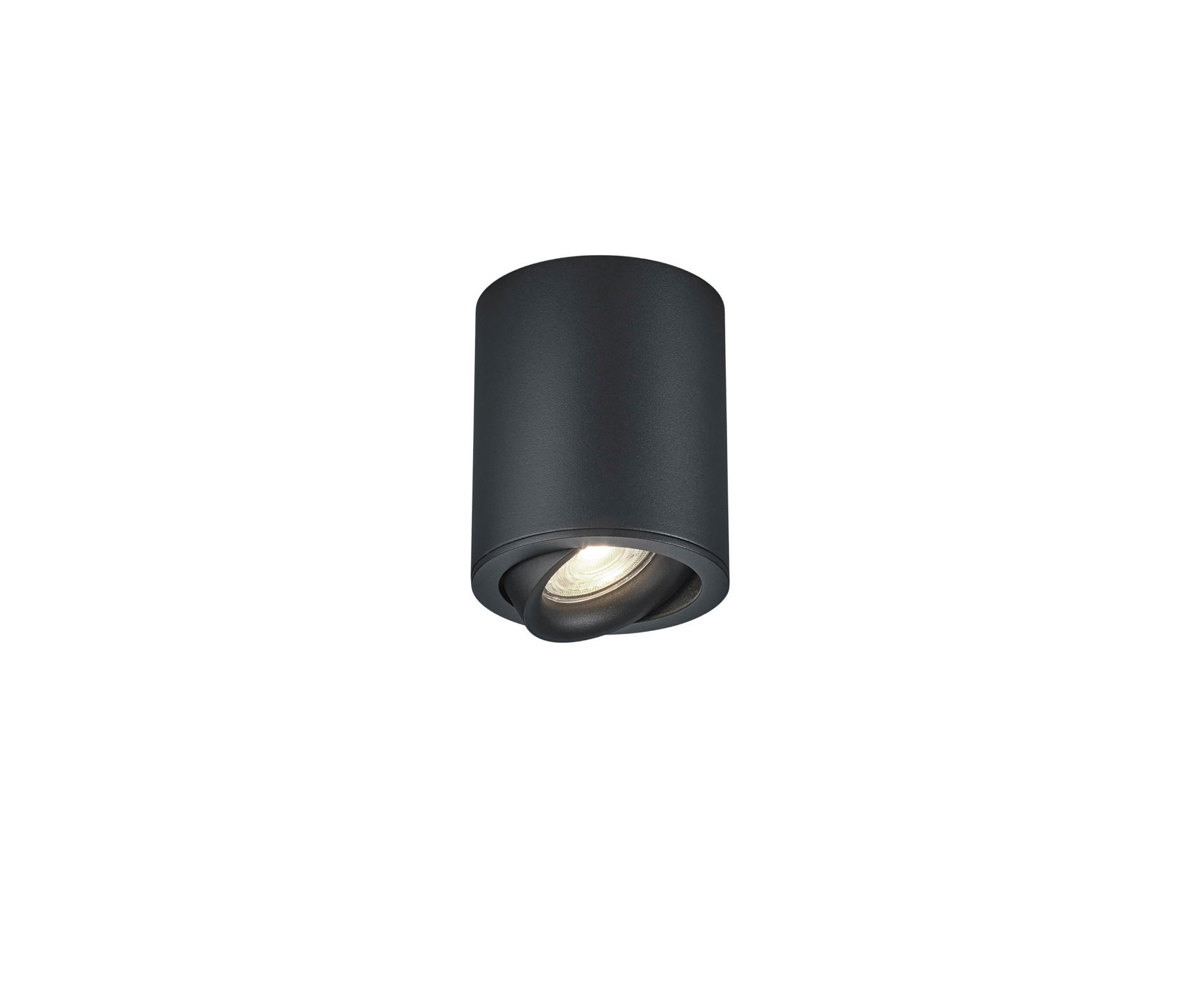 AUFBAULEUCHTE Neso 8.5/10 cm  - Schwarz, Design, Metall (8.5/10cm) - Helestra