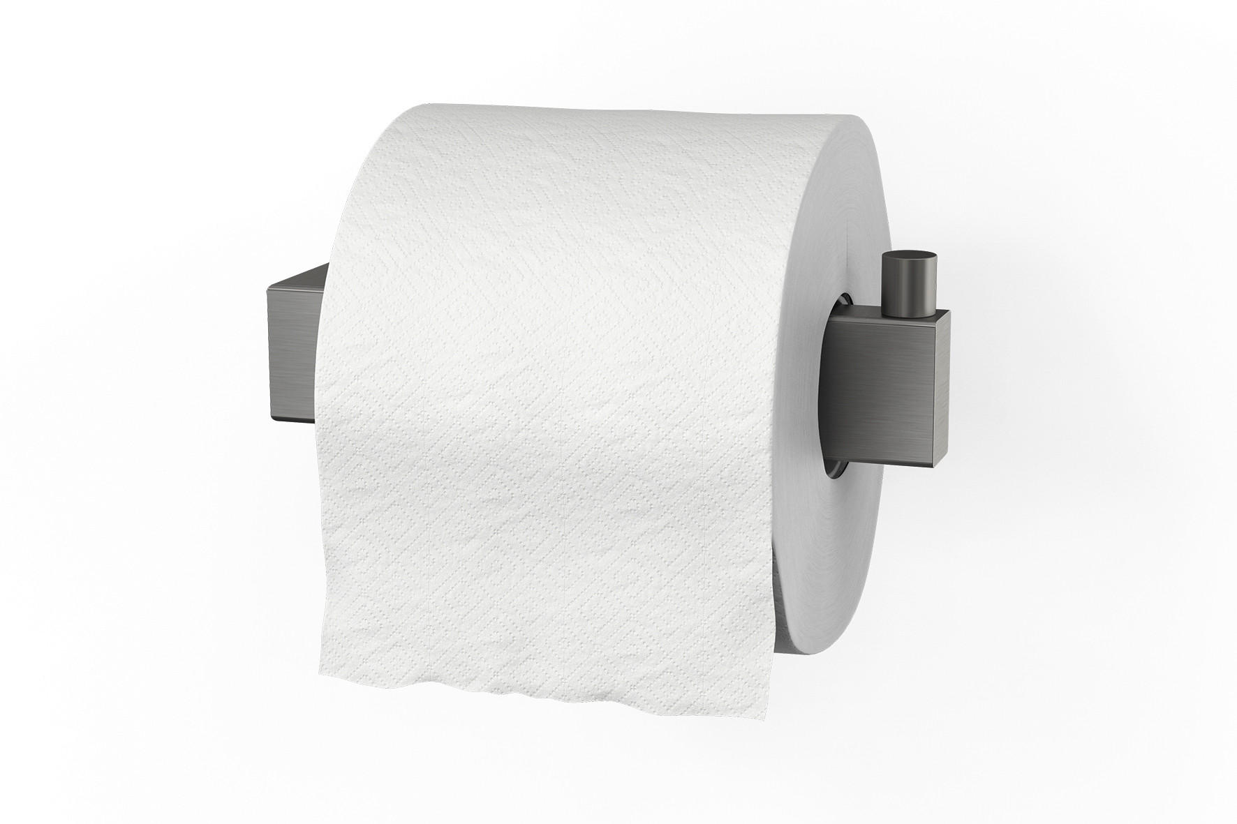 DRŽALO ZA TOALETNI PAPIR - barve grafita, Konvencionalno, kovina (14,5/8,0/4,2cm) - Zack