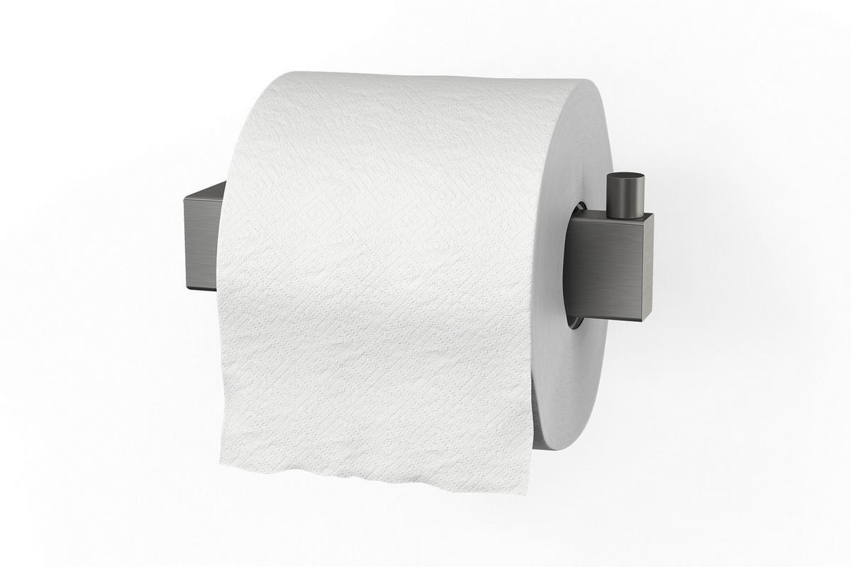 DRŽALO ZA TOALETNI PAPIR - barve grafita, Konvencionalno, kovina (14,5/8,0/4,2cm) - Zack