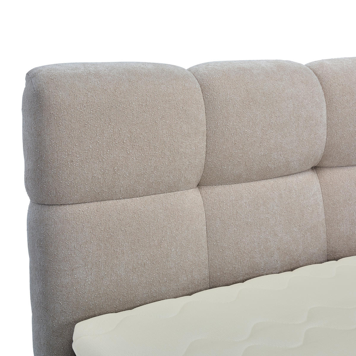 BOXBETT 160/200 cm  in Hellgrau  - Hellgrau/Schwarz, Design, Holz/Kunststoff (160/200cm) - Moderano