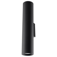 WANDLEUCHTE LAGOS 6/8/30 cm  - Schwarz, KONVENTIONELL, Metall (6/8/30cm)