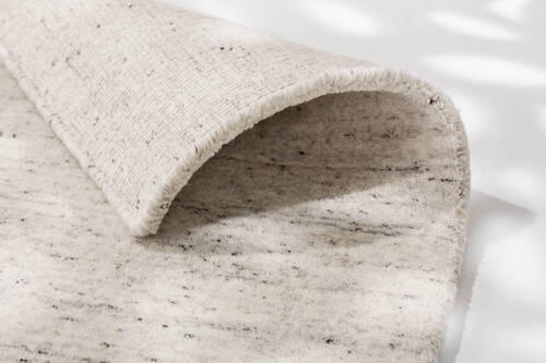 HANDWEBTEPPICH 140/200 cm Weiß  - Weiß, KONVENTIONELL, Textil (140/200cm)