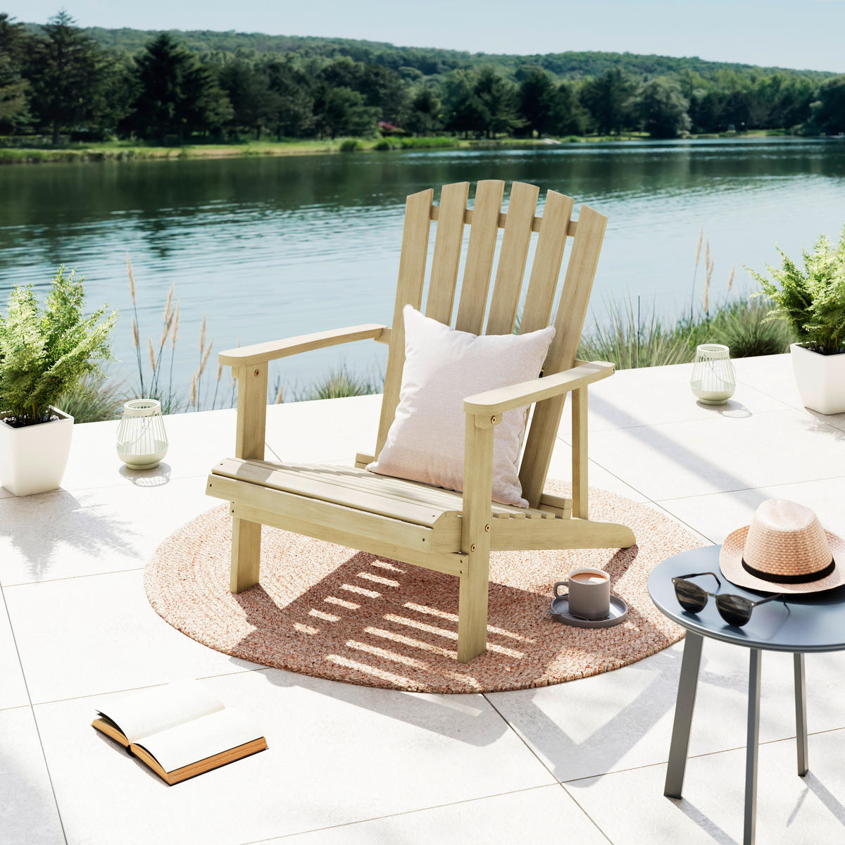 GARTEN-RELAXSESSEL 67/74/85 cm  - Akaziefarben, MODERN, Holz (67/74/85cm) - Ambia Garden