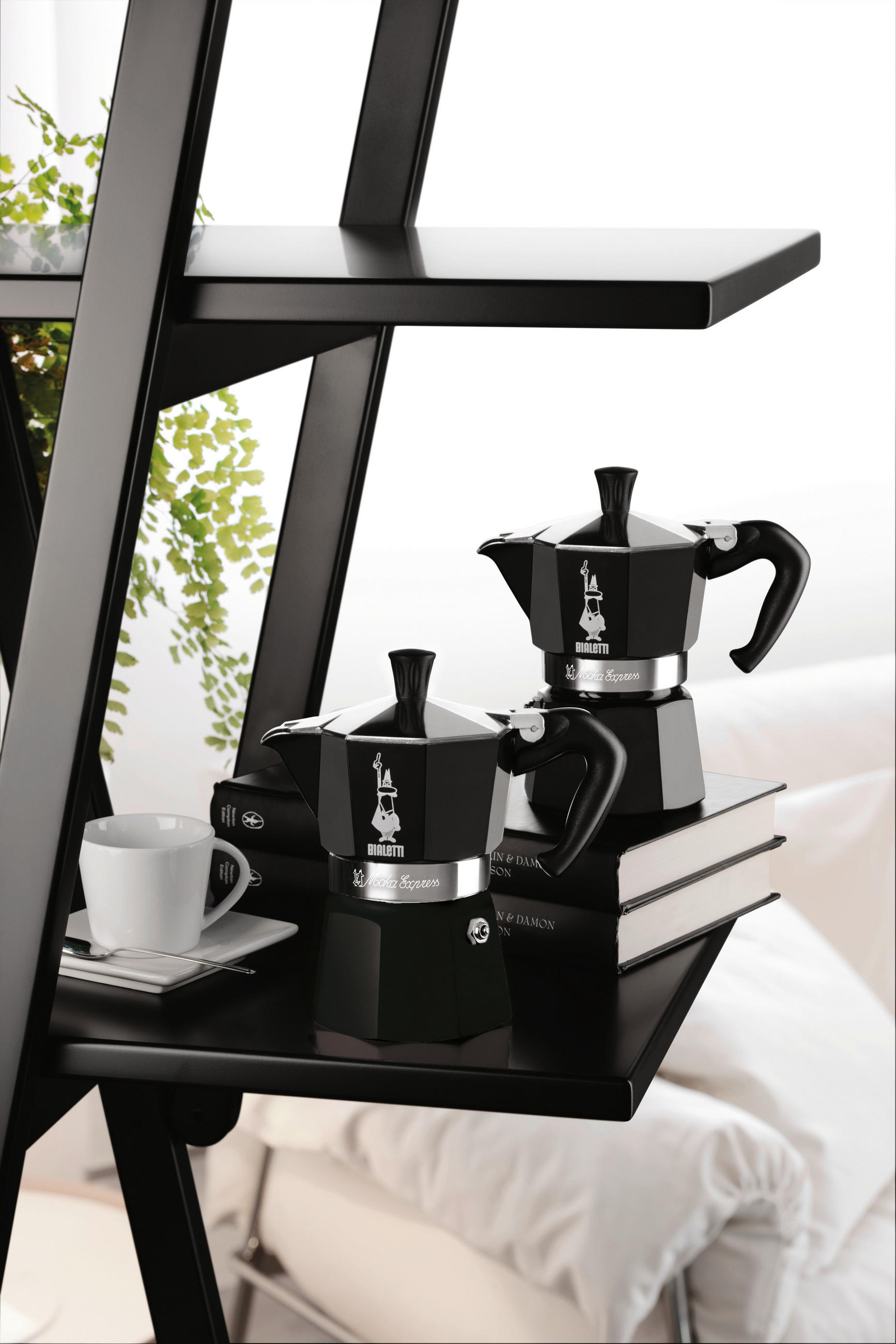 ESPRESSOKOCHER  - Schwarz, Basics, Metall (16,5/12,5/22cm) - Bialetti