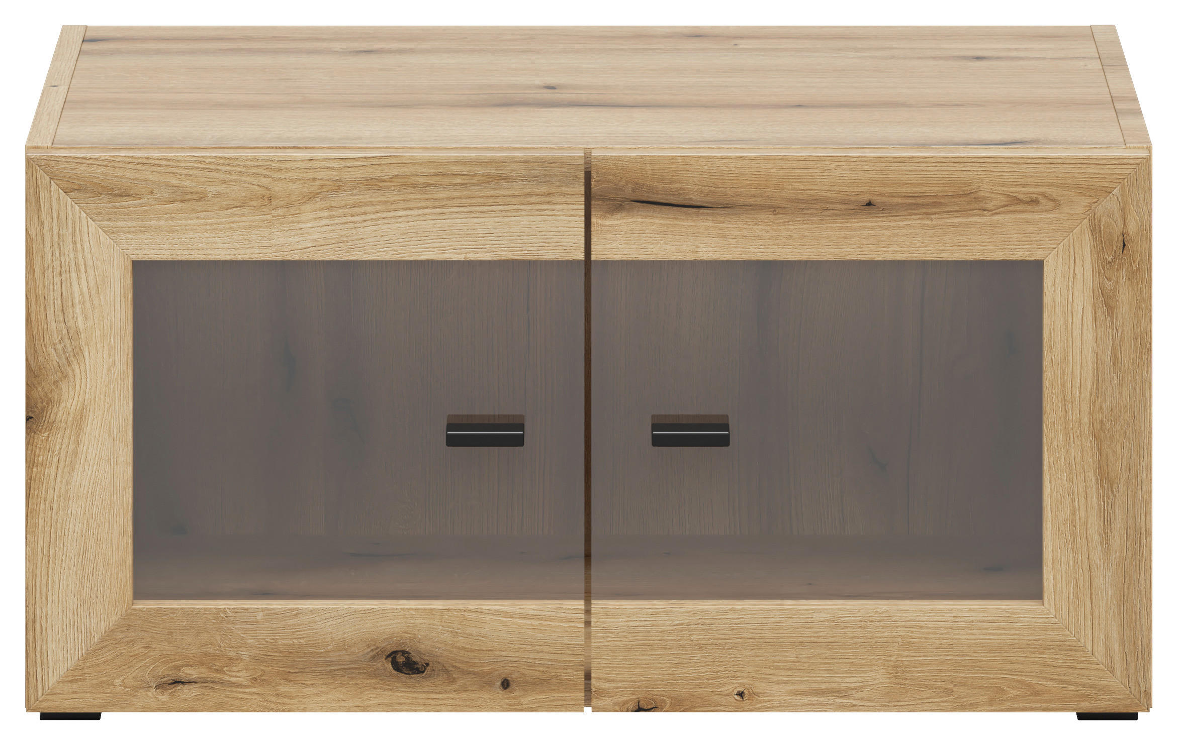 Vitrine 2 Türen, B: 64 Cm Sixty-Four, Eichefarben