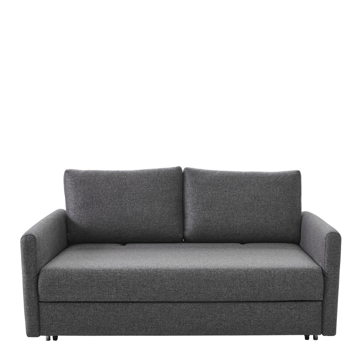 SCHLAFSOFA in Flachgewebe Grau  - Grau, Design, Textil (166-204/88/110-120cm) - Bali