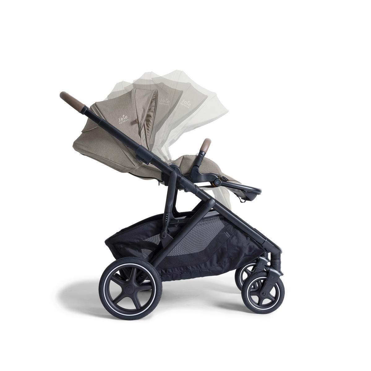 KINDERWAGENSET  Versiti 4in1  Sandstone  - Beigebraun/Schwarz, Basics, Textil/Metall (64/109/114cm) - Joie