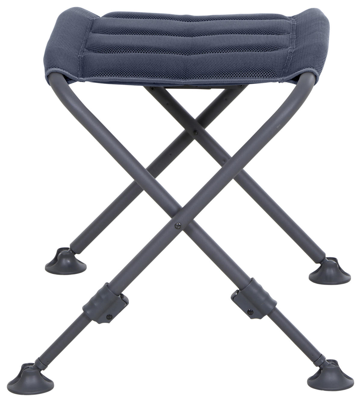 CAMPINGHOCKER - Anthrazit/Dunkelblau, KONVENTIONELL, Textil/Metall (66/47/52cm) - Siena Garden