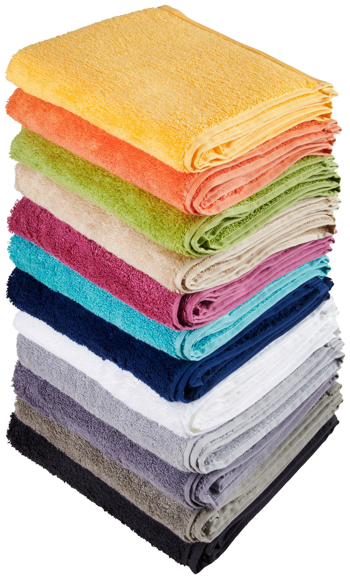 RUČNÍK, 50/100 cm, bílá - bílá, Basics, textil (50/100cm) - Vossen