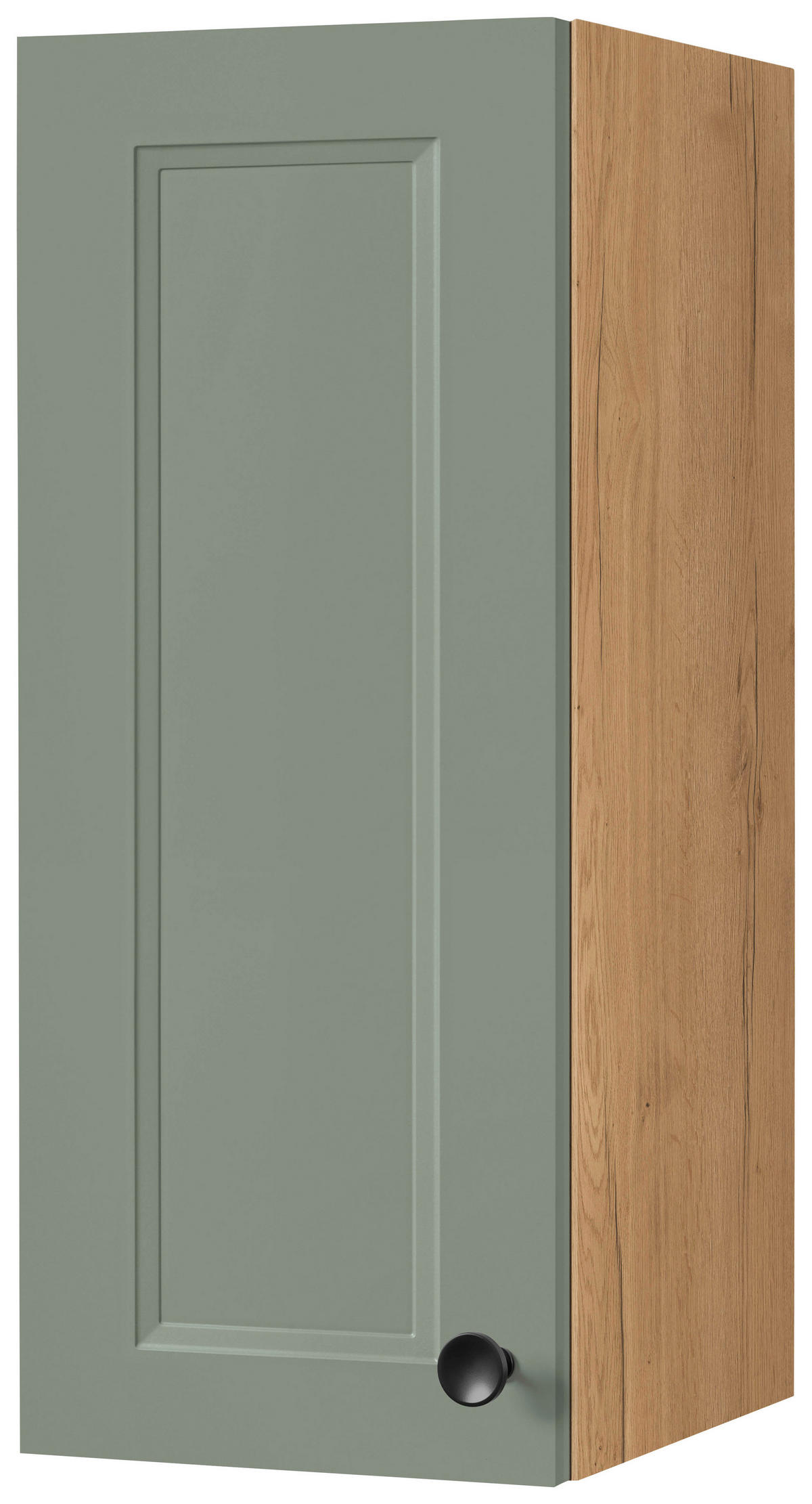 KÜCHENOBERSCHRANK 30/72/35 cm  in Grün, Eichefarben  - Eichefarben/Schwarz, MODERN, Holzwerkstoff/Metall (30/72/35cm) - Nobilia