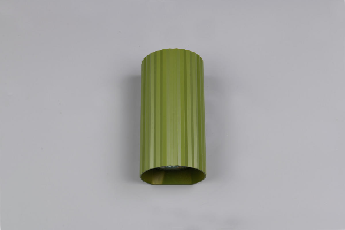 VÄGGLAMPA SOKA   - grön, Basics, metall (9,5/18/8,5cm)