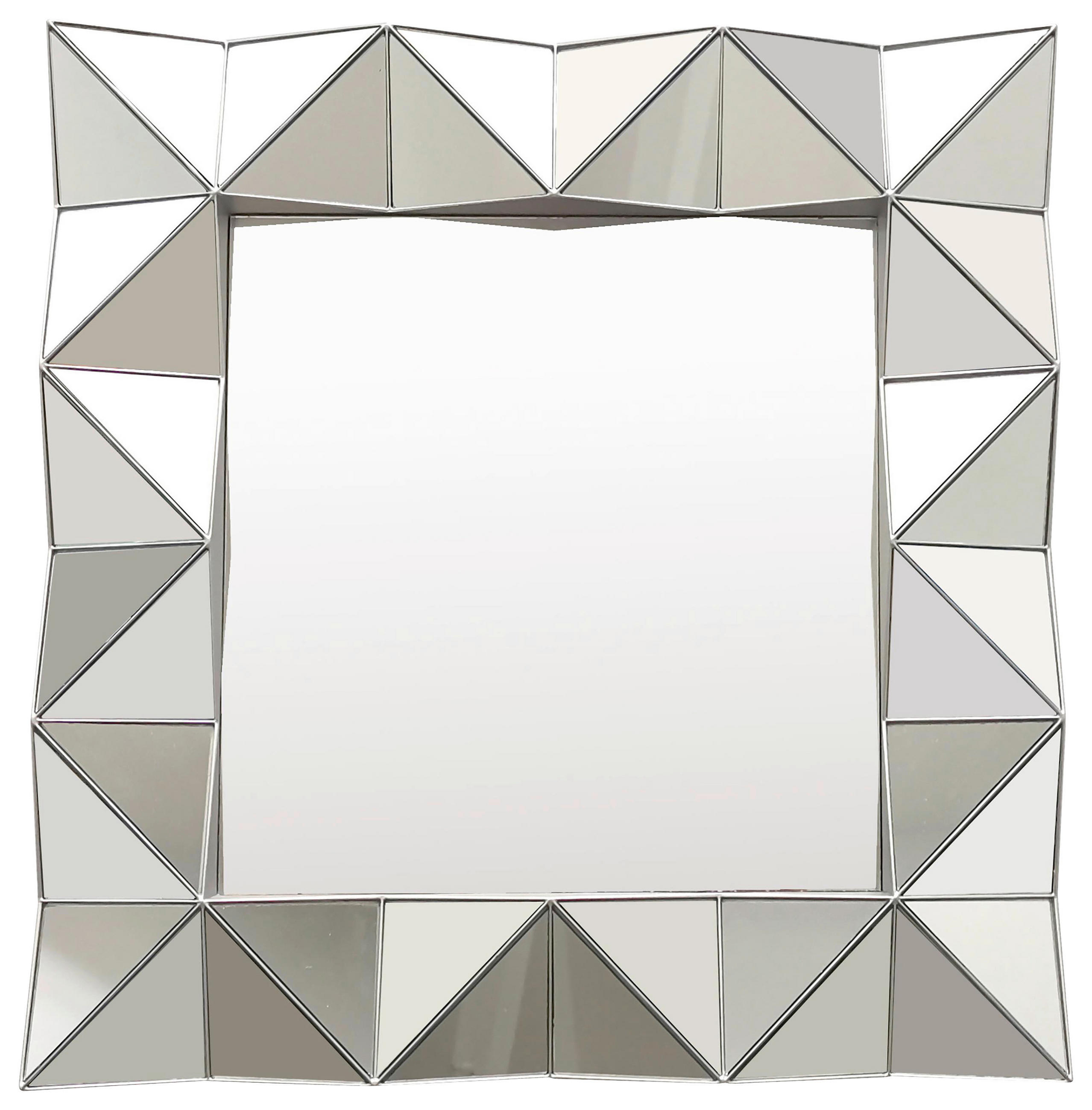OGLINDĂ DECORATIVĂ     - argintiu, Basics, sticlă (40/40/4cm)