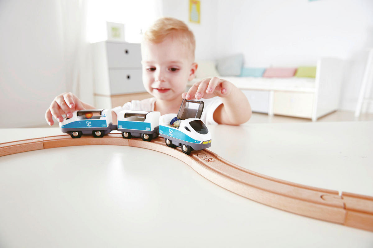 EISENBAHNZUBEHÖR - Blau/Weiß, Basics, Kunststoff/Metall (27,0/5,0/3,8cm) - Hape