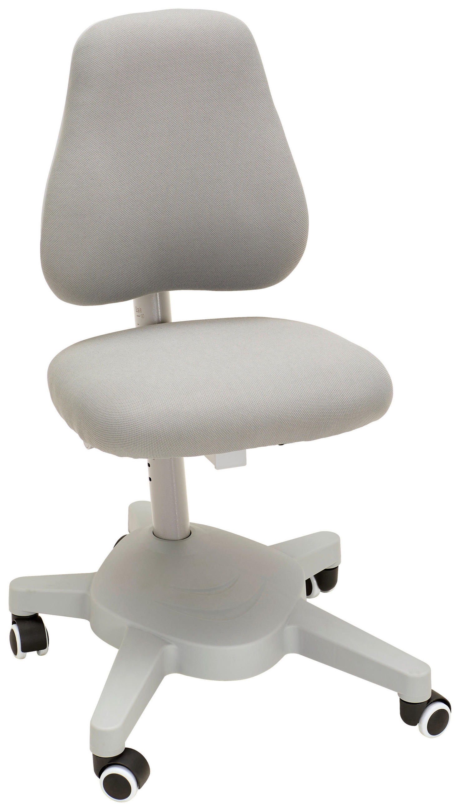 JUGENDDREHSTUHL Zwirn-Jersey Grau  - Grau, KONVENTIONELL, Kunststoff/Textil (46/90/69cm) - Flexa