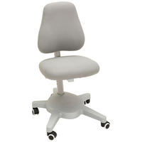 OTOČNÁ STOLIČKA PRE MLÁDEŽ, jemný džersej, sivá - sivá, Konventionell, kov/textil (46/90/69cm) - Flexa