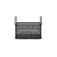 KOŠARICA ZA SHRANJEVANJE - črna, Basics, kovina (19,5/12,5/15,5cm) - Ambia Home