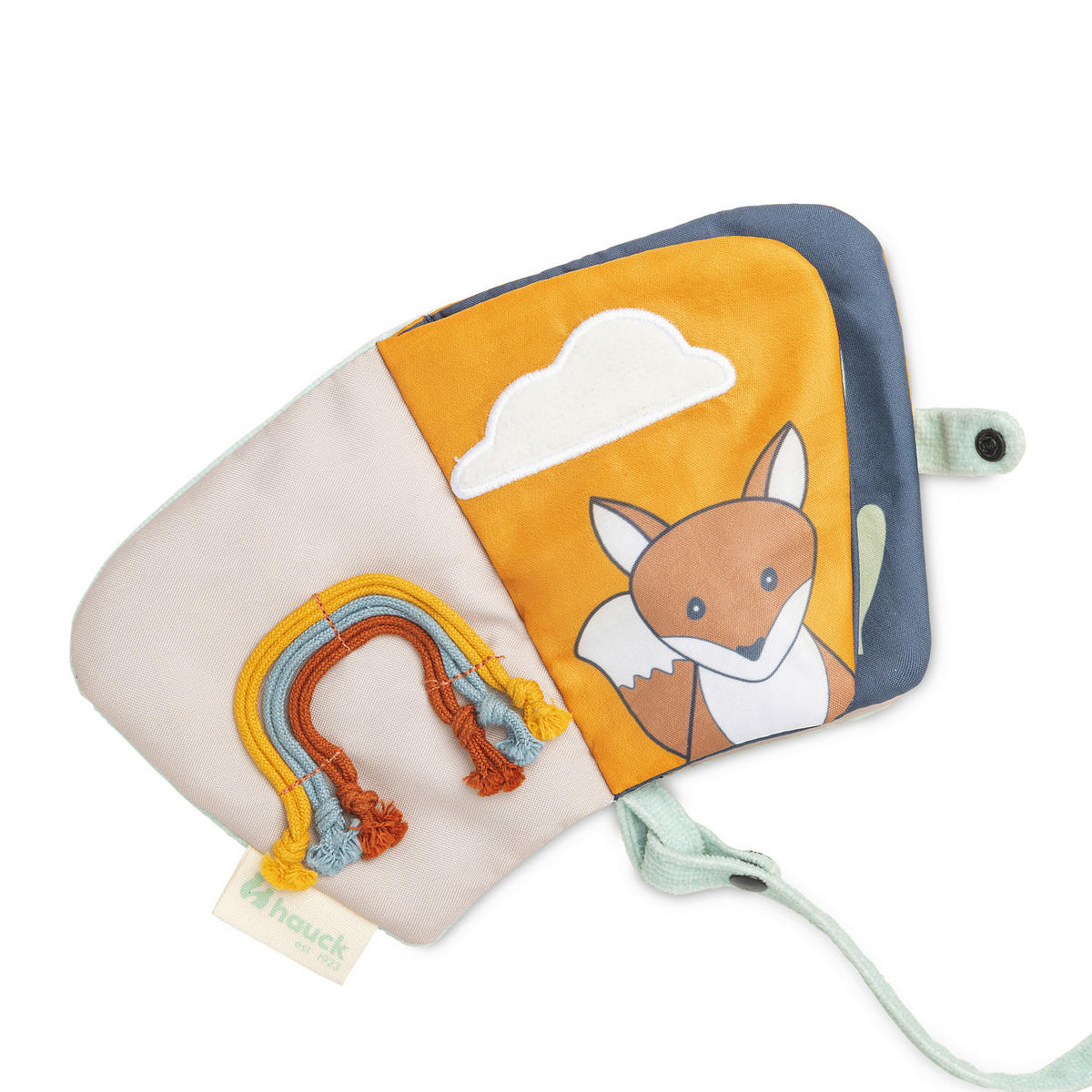 STOFFBUCH PLAY READING  - Blau/Orange, Basics, Textil (11/2,4/9,7cm) - Hauck