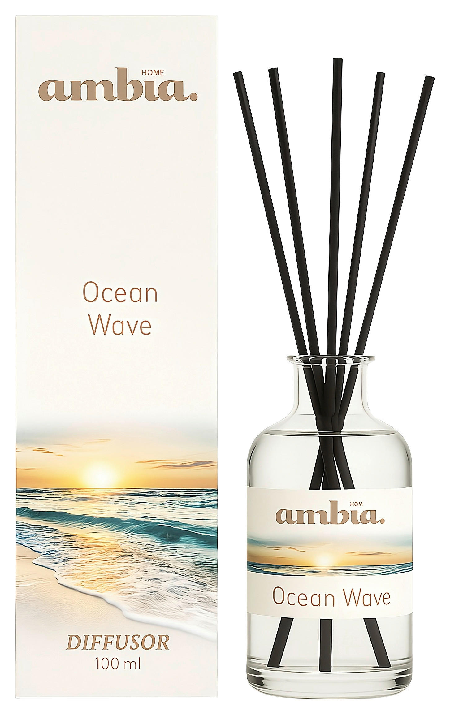 RAUMDUFT  - Grauweiß, Basics, Glas (100ml) - Ambia Home