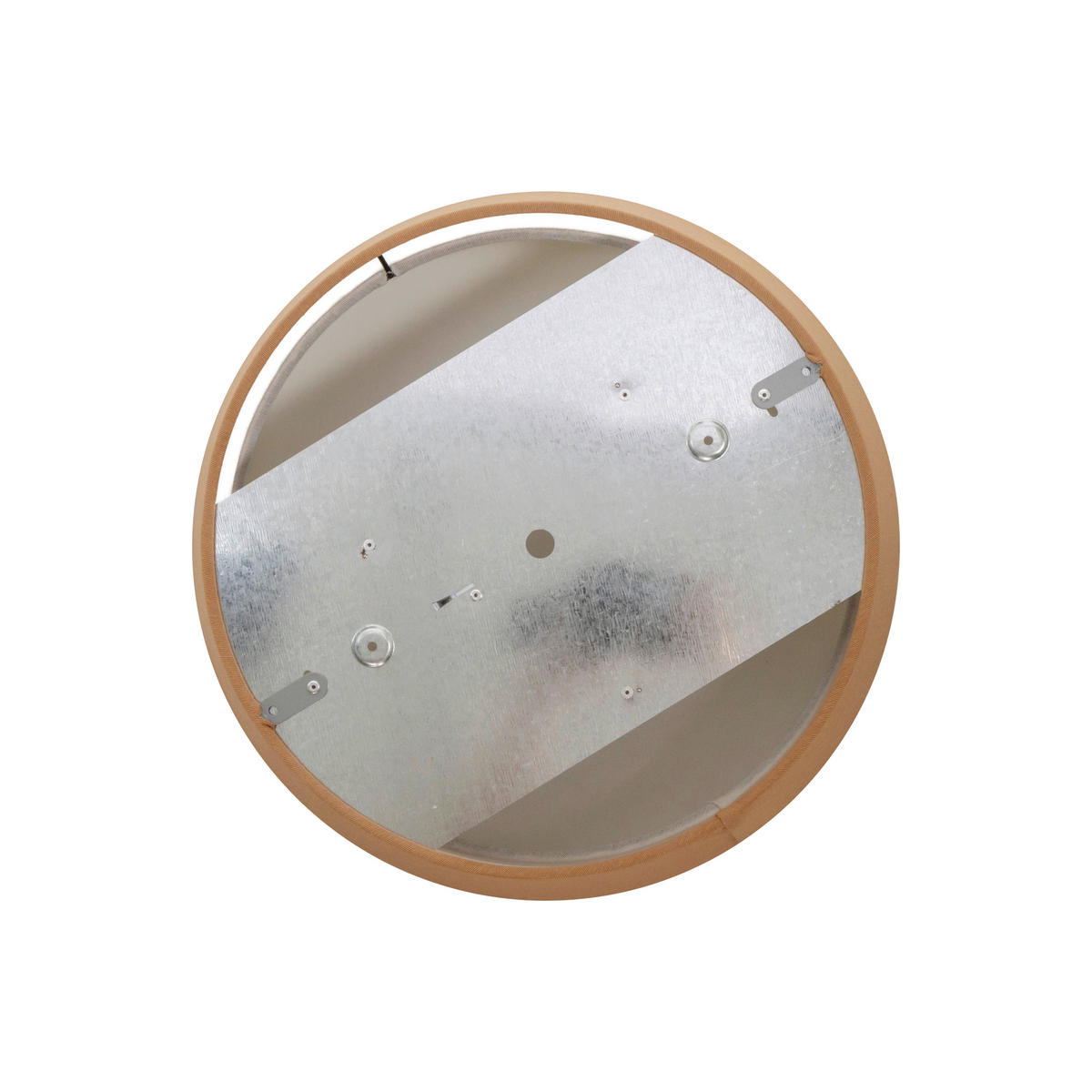 DECKENLEUCHTE 37/14 cm  - Weiß/Mokka, Trend, Kunststoff/Textil (37/14cm) - Collett's Monde