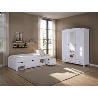 EINZELZIMMER Weiß  - Naturfarben/Weiß, MODERN, Holz - MID.YOU