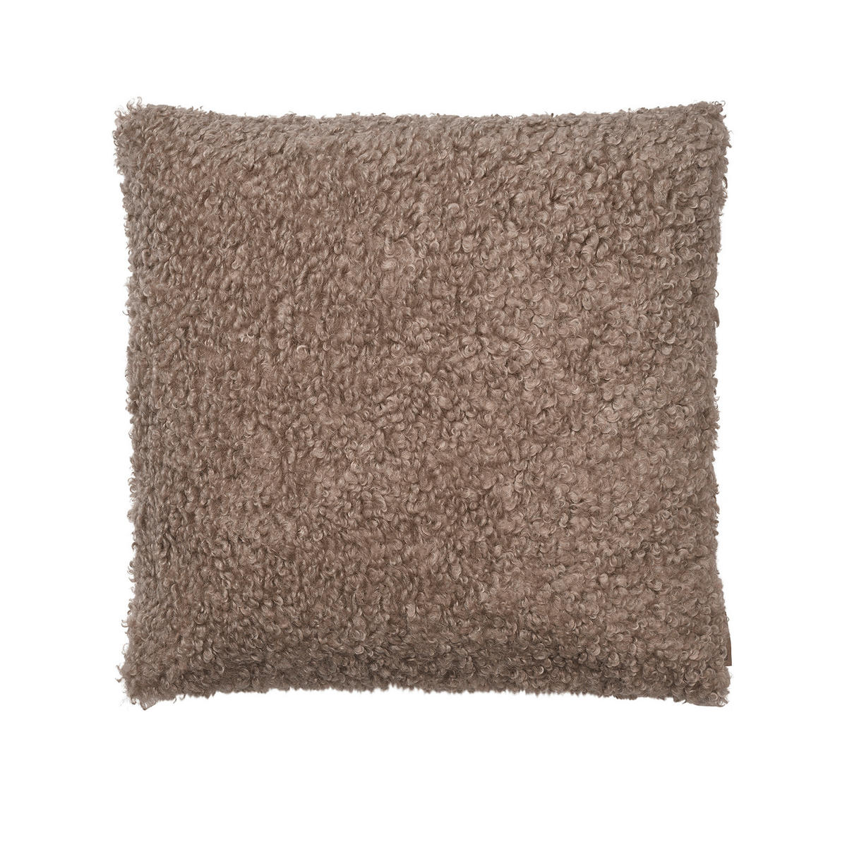 FELLKISSENHÜLLE TEDDY 50/50 cm  - Taupe, Basics, Textil (50/50cm) - Blomus