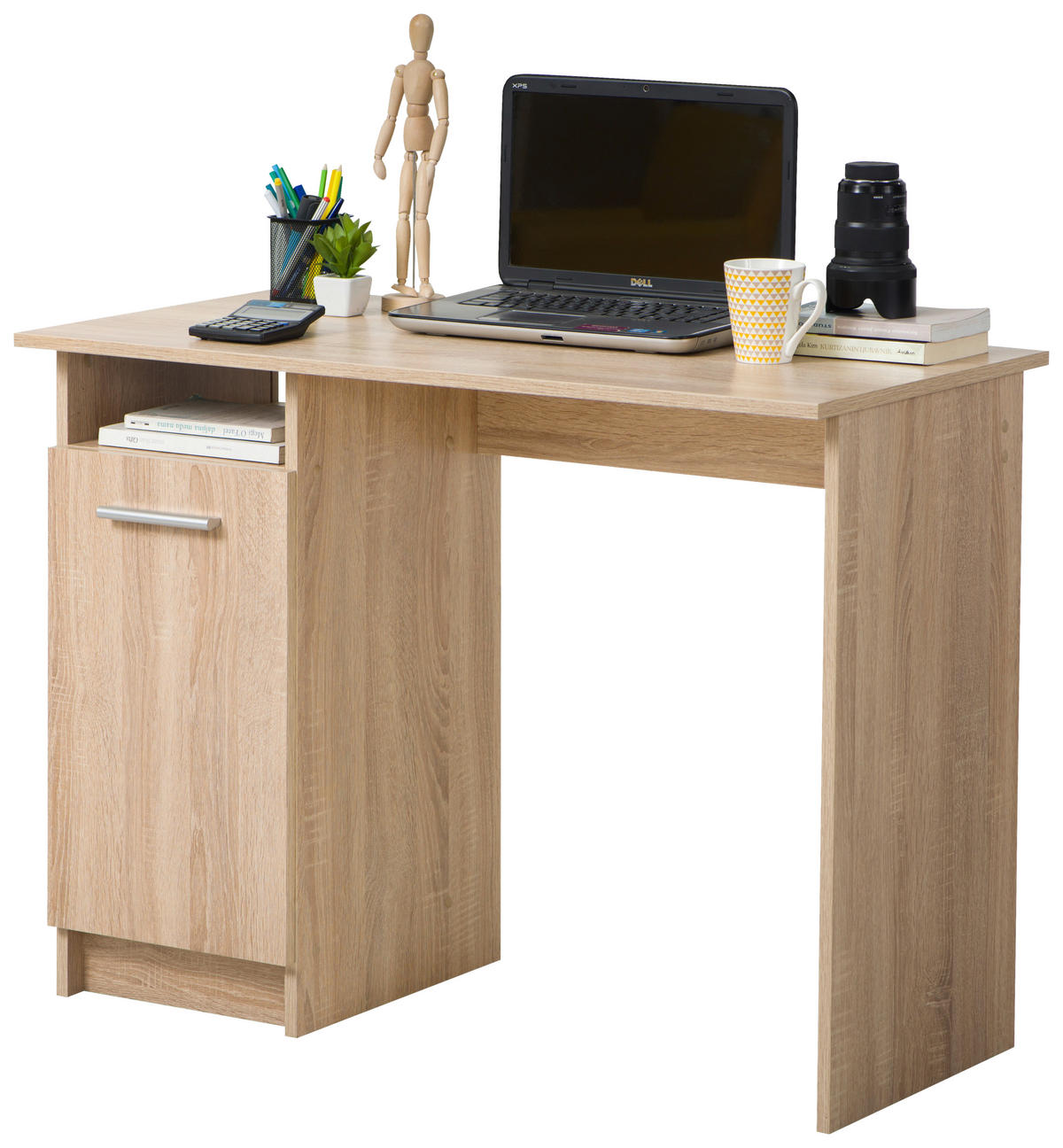 ÍRÓASZTAL 100/74/50 cm  - Sonoma tölgy, Basics, faalapú anyag (100/74/50cm) - Xora