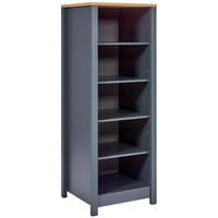 HYLLA i 60/167/60 cm antracit  - antracit, Modern, trämaterial (60/167/60cm) - home24
