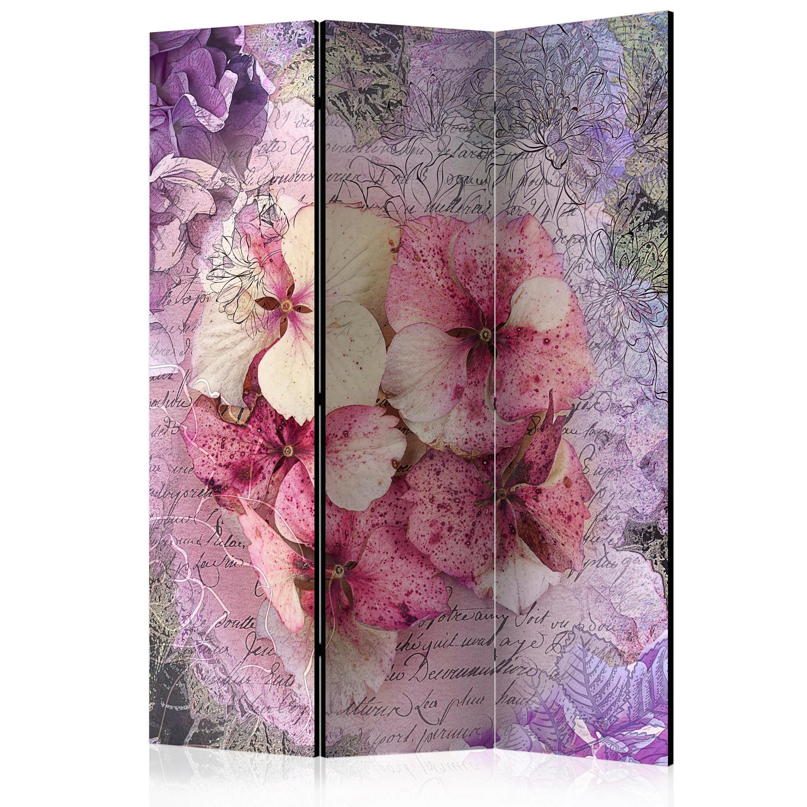 artgeist Paravent Lila, Pink 135x172x3 cm