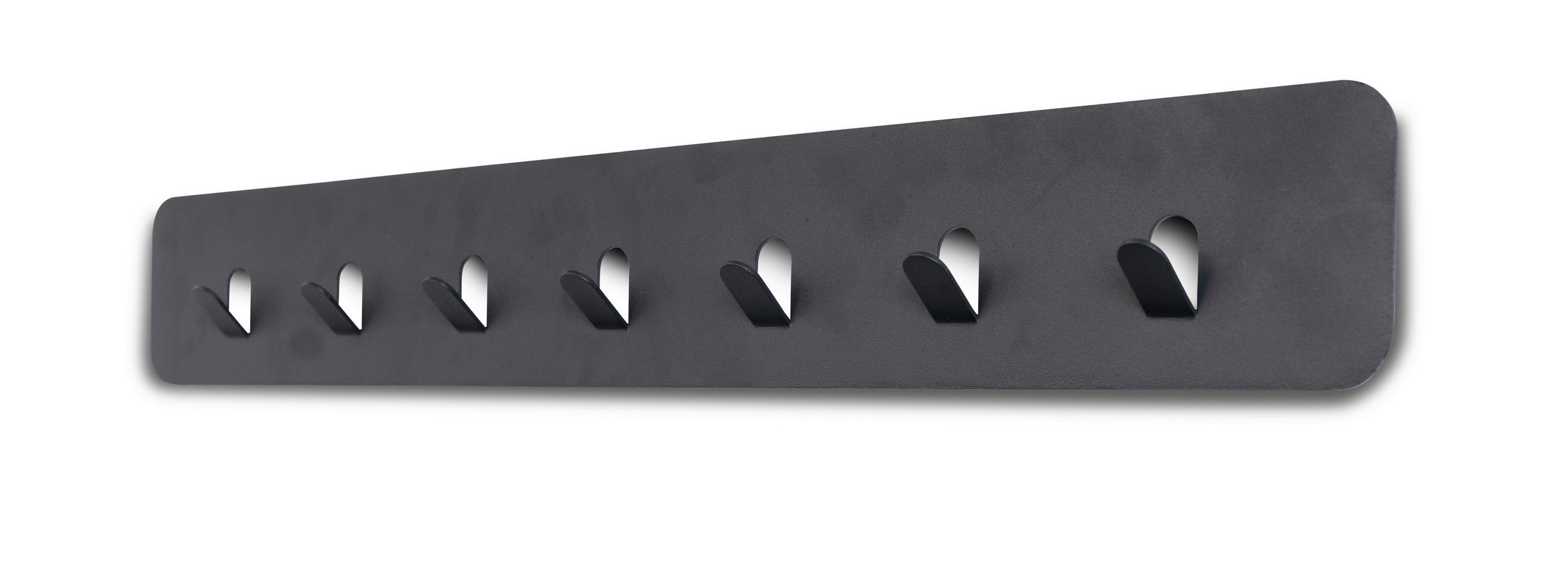 HAKENLEISTE  in Anthrazit  - Anthrazit, Design, Metall (70/10/3cm) - Xora
