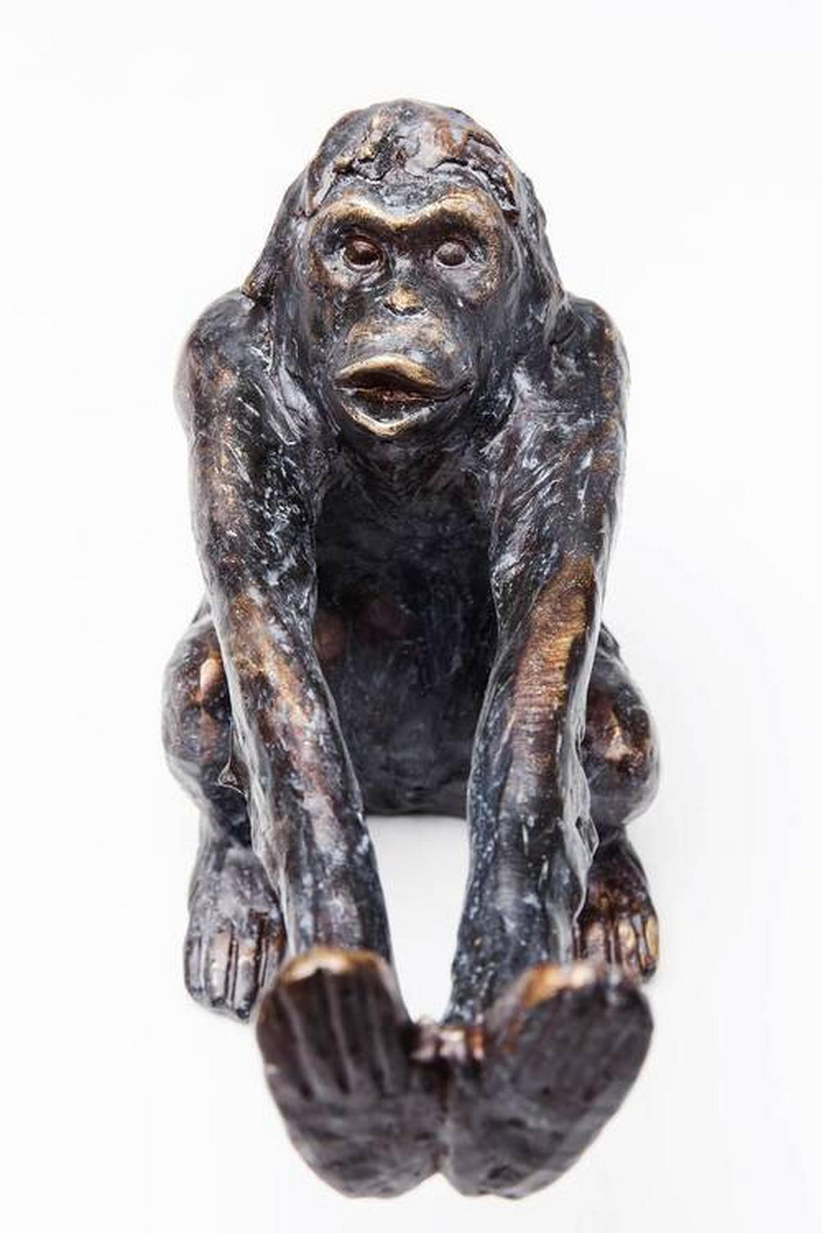 BUCHSTÜTZE - Bronzefarben, MODERN, Kunststoff (20/17/10cm) - Kare-Design