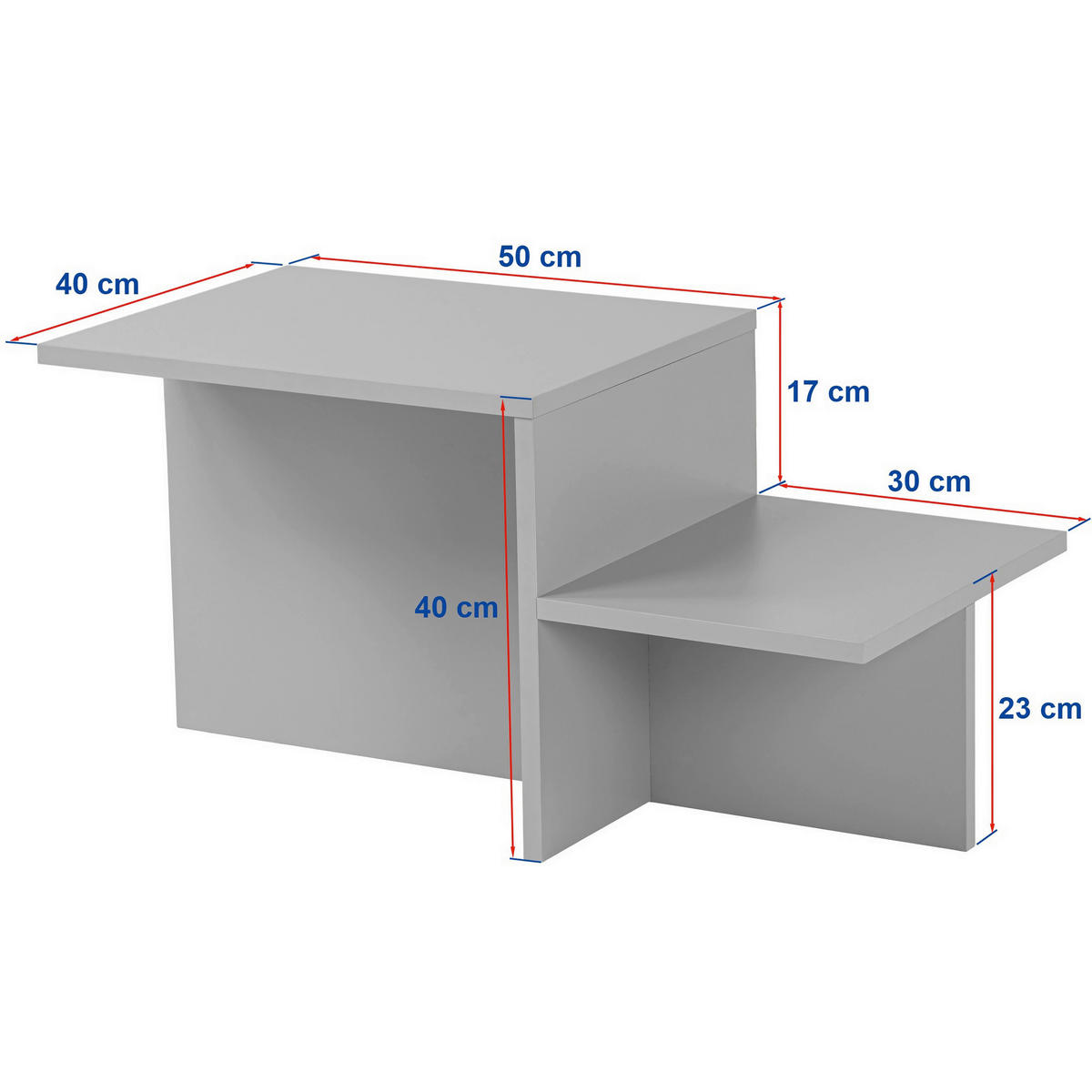 COUCHTISCH Schwarz  - Schwarz, Design, Holzwerkstoff (80/40/40cm) - MID.YOU
