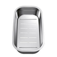 RESTESCHALE 224787  - Edelstahlfarben, Basics, Metall (36,1/7,8/20,1cm) - Blanco