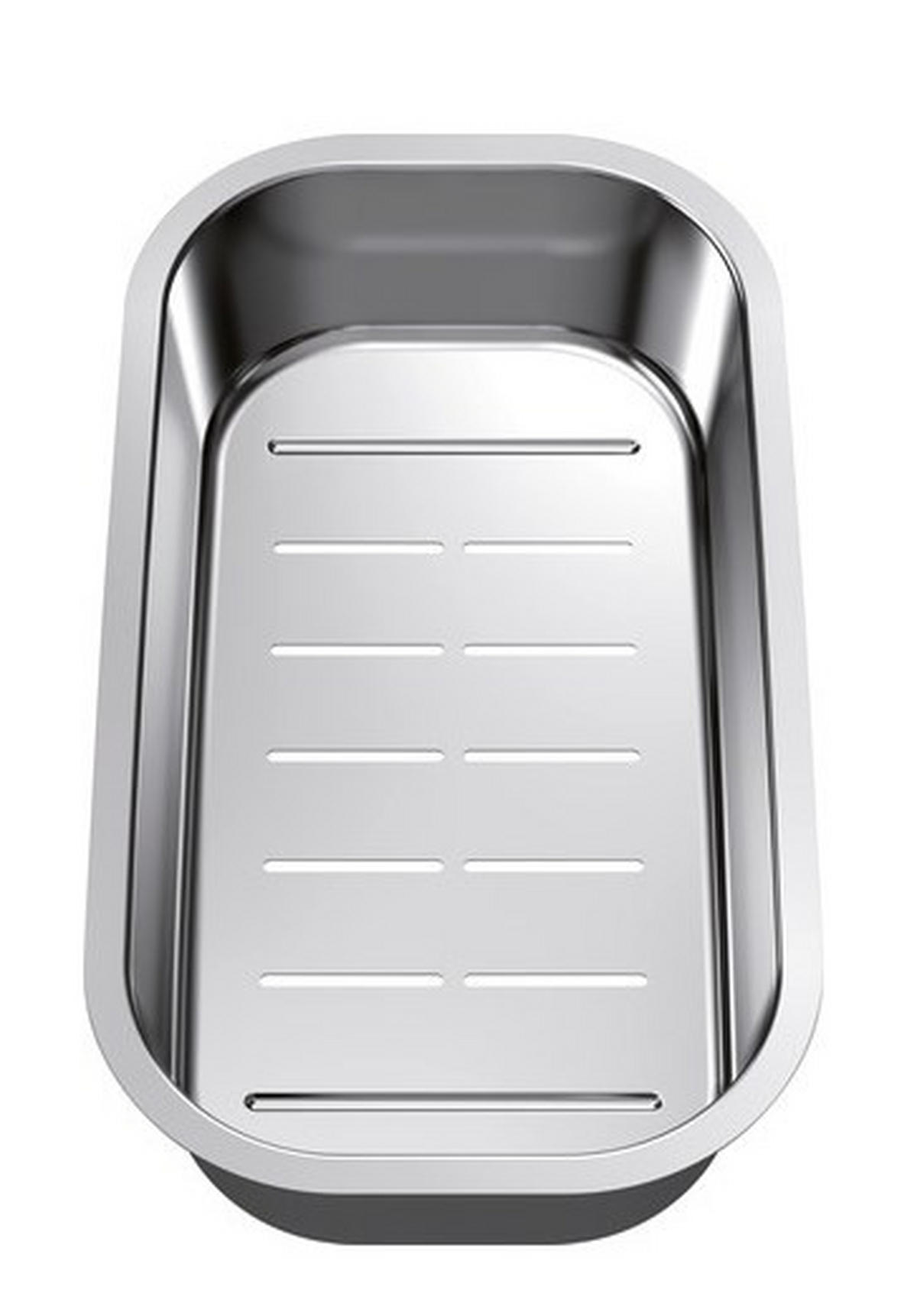 RESTESCHALE 224787  - Edelstahlfarben, Basics, Metall (36,1/7,8/20,1cm) - Blanco